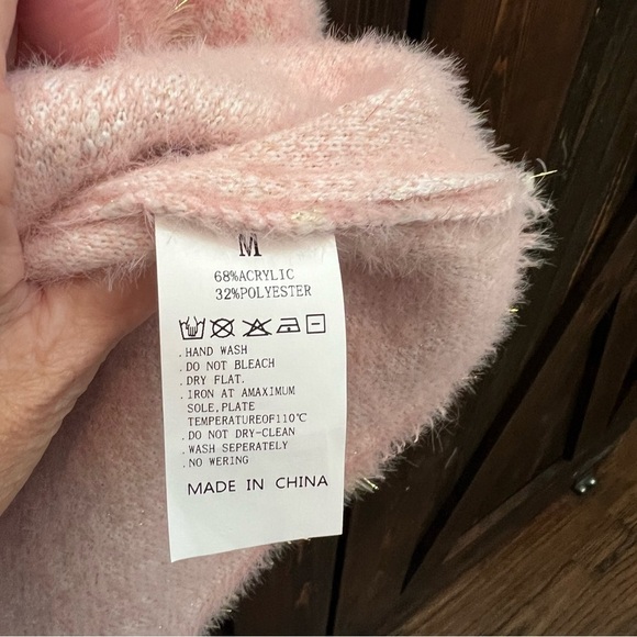 NWOT Stunning Pink Blazer with Pearl Accents - Picture 4 of 5